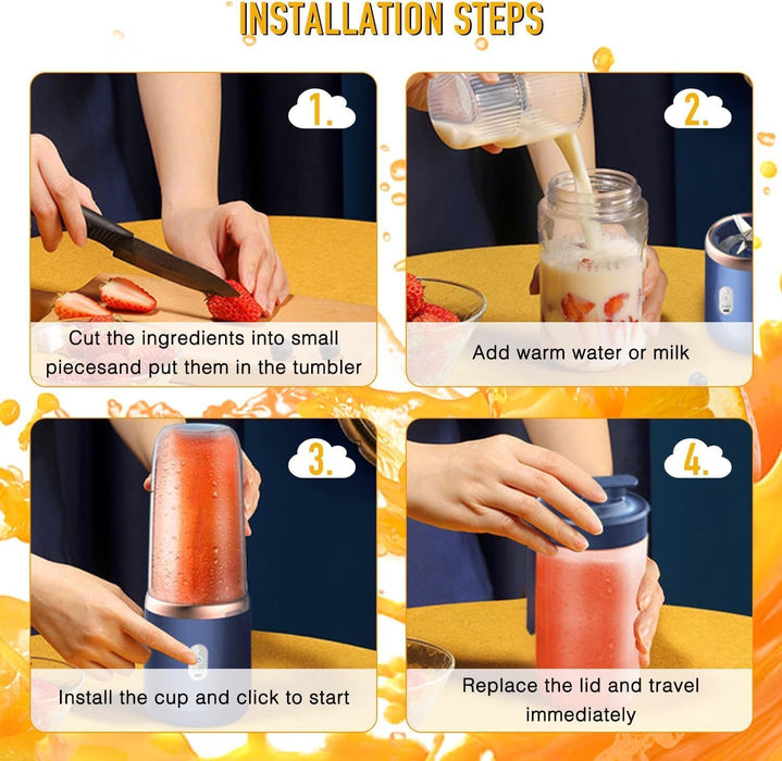 Multifunctional Portable Mini Juicer – Compact & Rechargeable Blender