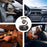 Solar-Powered Car Air Freshener – Refillable Dashboard Aroma Diffuser with Auto-Rotation, Stylish Interior Accessory (Pack of 1)