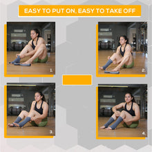 Ankle Compression Support Joint Pain Relief, Sprains, Tendonitis Reduce, For Men & Women - 1 Pair (Blue) (Large - Delux)