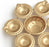 Copper Diya Shape Flower Decorative Bowl for Home
