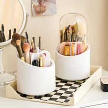 360° Rotating Makeup Brush Organizer | Brush Holder & Cosmetic Storage Stand