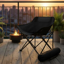 Foldable Moon Chair for Traveling – Portable Outdoor Lounge Chair