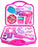 Multicolour makeup kit with suitcase
