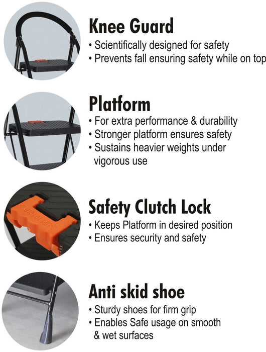 5-Step Folding Ladder – Sturdy & Safe for Household Tasks