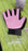 Pink  Gloves, Gloves Bathing Tool (1 Pc)