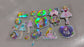 Multipurpose Adhesive 3D Stickers (1 Sheet / 19×12 Cm)