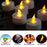 Battery-operated floating candles in a clear box