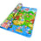 Waterproof baby play mat, double-sided with a carrying bag, size 120 x 180 cm