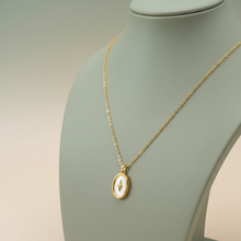 Astral Oval Star Pendant Necklace