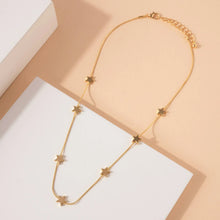 Dainty Golden Star Chain Necklace
