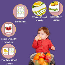 TodFod Fruit Flash Cards for Nursery & Kindergarten