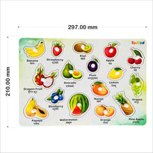 TodFod Wooden Fruits Puzzle for Kids