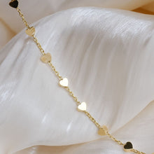 Dainty Golden Heart Chain Necklace