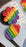 Colorful sensory toy with multiple push  bubbles for stress relief
