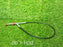 Sturdy metal wire brush for cleaning kitchen sinks and clearing blockages, with a handy hook.