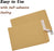Brown Kraft Envelope for Invitations & Office Use (1 Pc, 16x14 Inch)