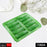 Plastic foot massager roller, designed for deep tissue therapy and stress relief.