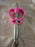 Heart-shaped mild steel gas lighter for convenient kitchen use and efficient ignition.