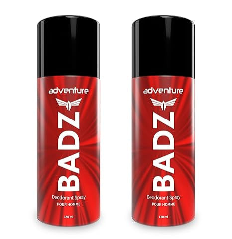 BADZ Adventure and Freedom long lasting Deodorant Spray ( 150ML )