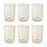 Supermom Plastic Casa Glass Set (6 Pc)