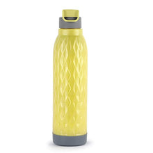 CELLO Puro Wave 900 Water Bottle | Easy Carry Wrist Belt | Covered Drinking Spout | Refrigerator Safe| Plastic Bottle | 660ml, mULTICOLOR
