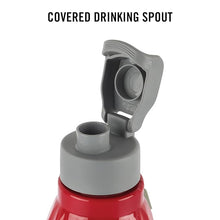 CELLO Puro Wave 900 Water Bottle | Easy Carry Wrist Belt | Covered Drinking Spout | Refrigerator Safe| Plastic Bottle | 660ml, mULTICOLOR