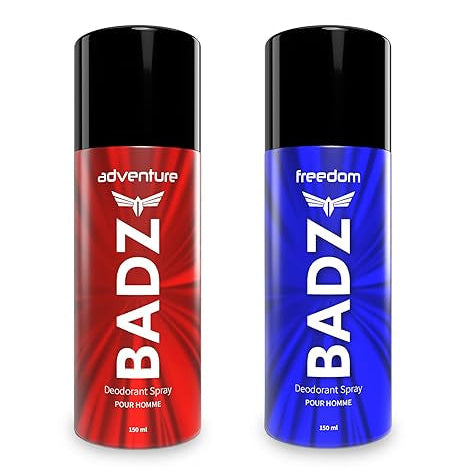 BADZ Adventure and Freedom long lasting Deodorant Spray ( 150ML )