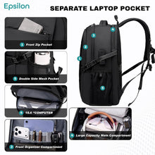 Epsilon Lightweight Laptop Backpack 15.6