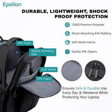 Epsilon Lightweight Laptop Backpack 15.6