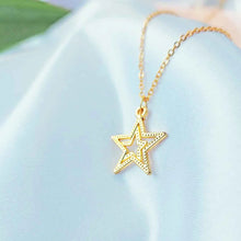Elegant Golden Star Chain Pendant