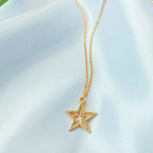 Elegant Golden Star Chain Pendant