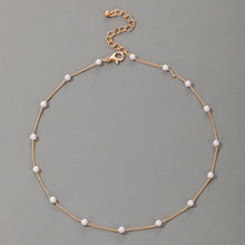 Dainty Pearl Chain Necklace