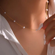 Dainty Pearl Chain Necklace