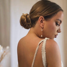 Twin Pearl Threader Earrings