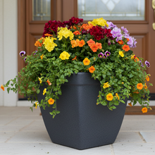 Roto Dove White Square Planter