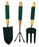 Wood handle cultivator set