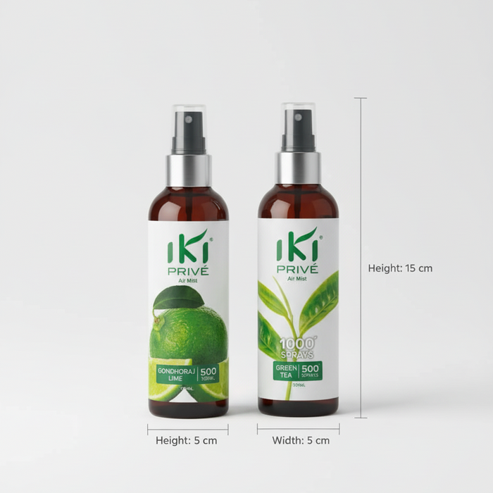 IKI Air Mist Duo – Gondhoraj Lime & Green Tea (200ml)