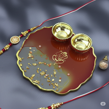 Exquisite Raksha Bandhan Pooja Thali Set with Designer Rakhis - Celebrate Sibling Love