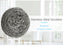 Round shape steel scrubber, stainless, for tough stains