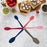 Multipurpose Silicone Spoon, Silicone Basting Spoon Non-Stick Kitchen Utensils Household Gadgets Heat-Resistant Non Stick Spoons Kitchen Cookware Items For Cooking and Baking (6 Pcs Set)