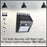 Outdoor solar security light with LED.