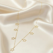 Golden-Plated Star Chain Necklace