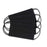 Disposable Face Mask with Nose Clip (Blue/Black, Pack of 50) for Unisex