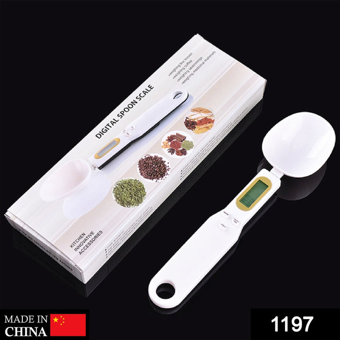Digital Spoon Scale – Portable Measuring Tool for Food, Medicine, Diet, Baking & Cooking