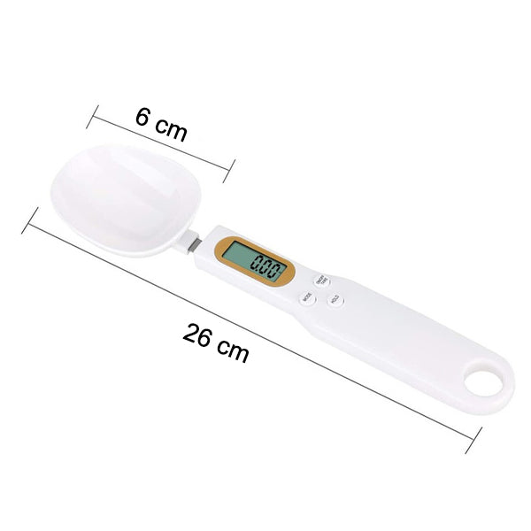 Digital Spoon Scale – Portable Measuring Tool for Food, Medicine, Diet, Baking & Cooking