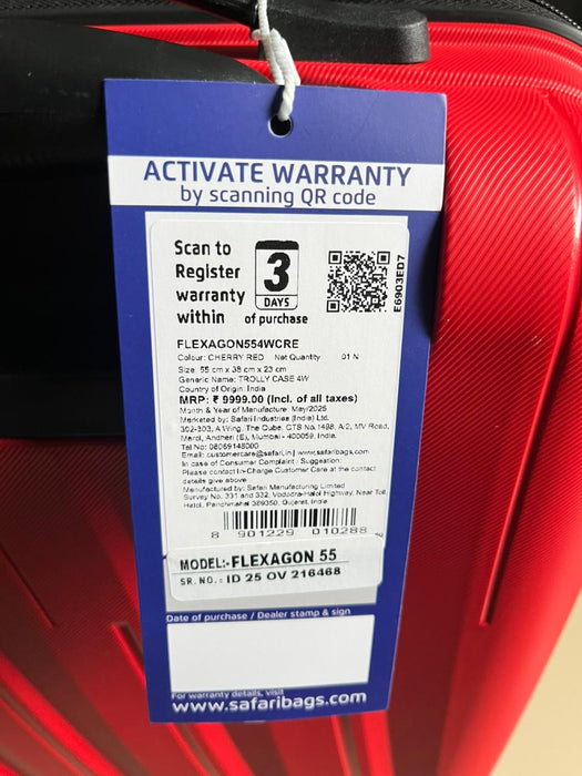 Safari 20" Cabin Trolley Bag – Wholesale Deal