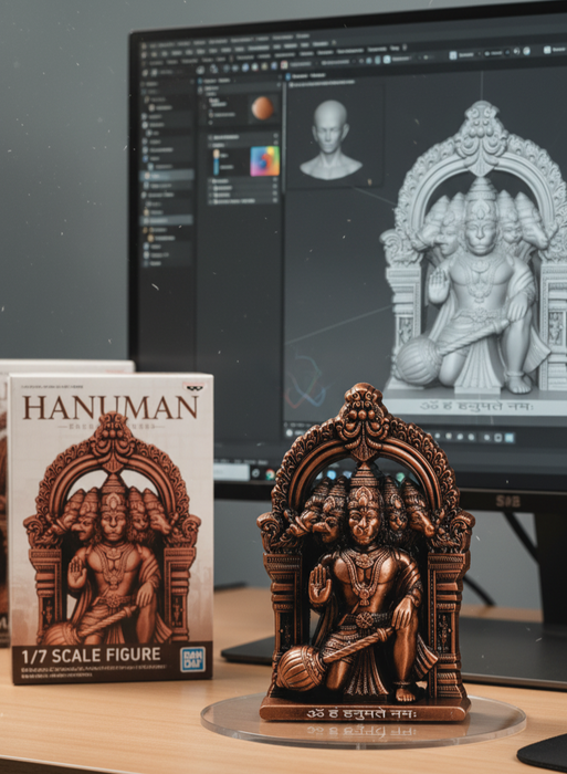 Panchmukhi Hanumanji Statue  [Size: 4 inch]