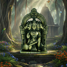 Panchmukhi Hanumanji Statue  [Size: 4 inch]