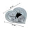Heart-Shaped 3-Section Tray – Silver Oxidized Finish | Ideal for Dry Fruits, Chocolates, Mouth Fresheners & More
