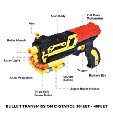 Combat Blaster (Orange) Soft Foam Bullet Gun